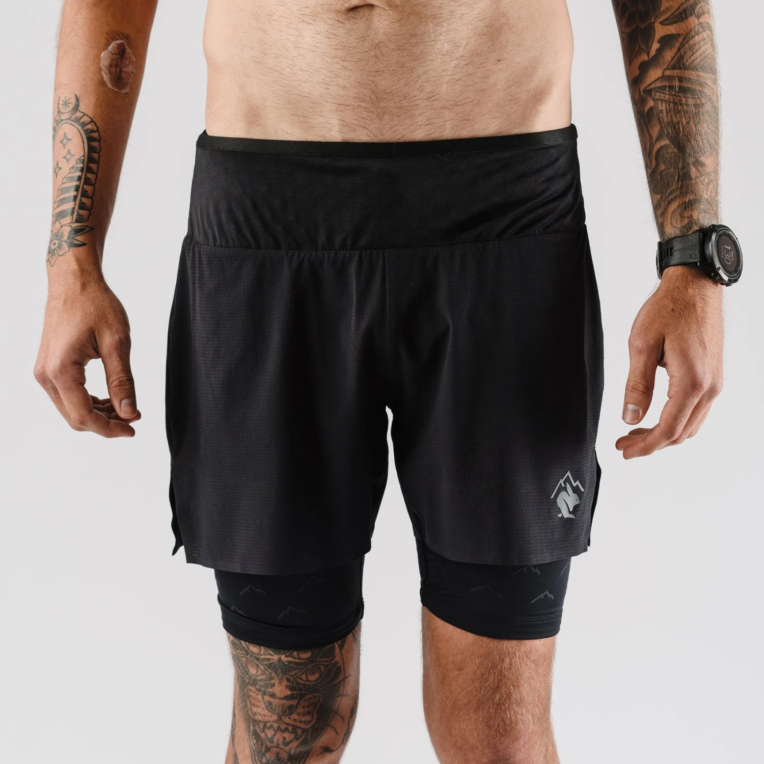 Men's Shredders 2-in-1 5in Short - Black 3 Men's Shredders 2-in-1 5in Short - Black