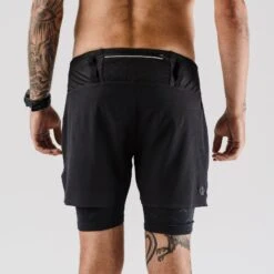 Men's Shredders 2-in-1 5in Short - Black 11 Men's Shredders 2-in-1 5in Short - Black -Optimal Sportswear Store M SHREDDERS2IN1 5IN DSC07283 2048x 1