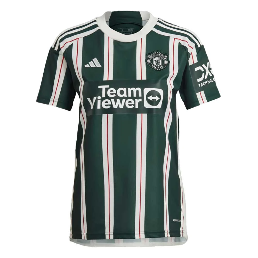 ADIDAS Men's Manchester United 23/24 Away Jersey - Green Night, Core White, Active Maroon 3 ADIDAS Men's Manchester United 23/24 Away Jersey - Green Night, Core White, Active Maroon