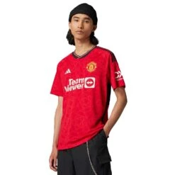 ADIDAS Men's MUFC Home Jersey - Tmcord 10 ADIDAS Men's MUFC Home Jersey - Tmcord -Optimal Sportswear Store Manchester United 23 24 Home Jersey Red IP1726 HM1