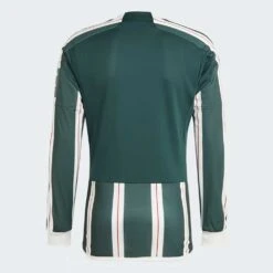 ADIDAS Men's Manchester United 23/24 Long Sleeve Away Jersey - Green Night/ Core White/ Active Maroon 10 ADIDAS Men's Manchester United 23/24 Long Sleeve Away Jersey - Green Night/ Core White/ Active Maroon -Optimal Sportswear Store Manchester United 23 24 Long Sleeve Away Jersey Green IA7223 02 laydown