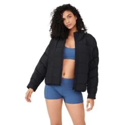 Women's Pippa Packable Puffer Jacket - Black -Optimal Sportswear Store OB1053648 0010 a