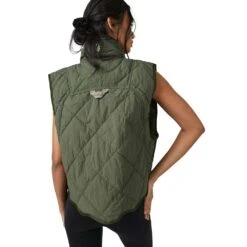 Women's Quinn Quilted Puffer Vest - Everglades -Optimal Sportswear Store OB1360548 3352 c