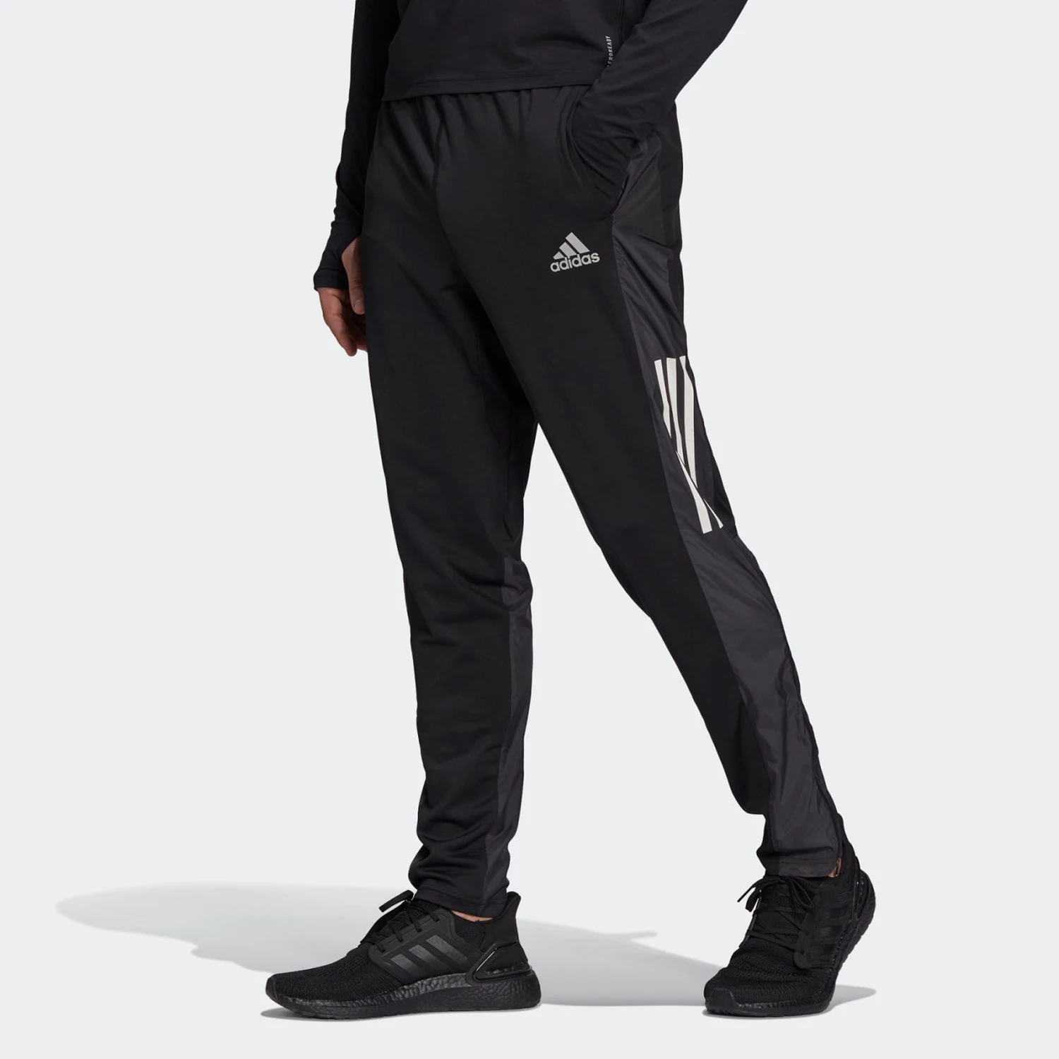 ADIDAS Men's Own The Run Astro Pant - Black 4 ADIDAS Men's Own The Run Astro Pant - Black - Image 2