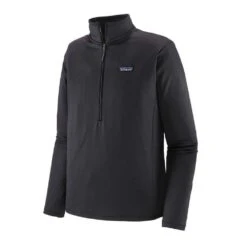 Patagonia Men's R1 Daily Zip-Neck Top - Black
