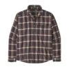 Patagonia Men's Cotton In Conversion Lightweight Fjord Flannel Shirt - Major: Ink Black -Optimal Sportswear Store POS WBF23 42410 MINB