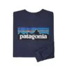 Patagonia Men's Long Sleeved P-6 Logo Responsibili-Tee Shirt - Classic Navy 1 Patagonia Men's Long Sleeved P-6 Logo Responsibili-Tee Shirt - Classic Navy -Optimal Sportswear Store POS WBS20 38518 CNY
