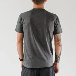 Men's EZ Tee Perf Short Sleeve Top - Charcoal -Optimal Sportswear Store RM158 10 5 1