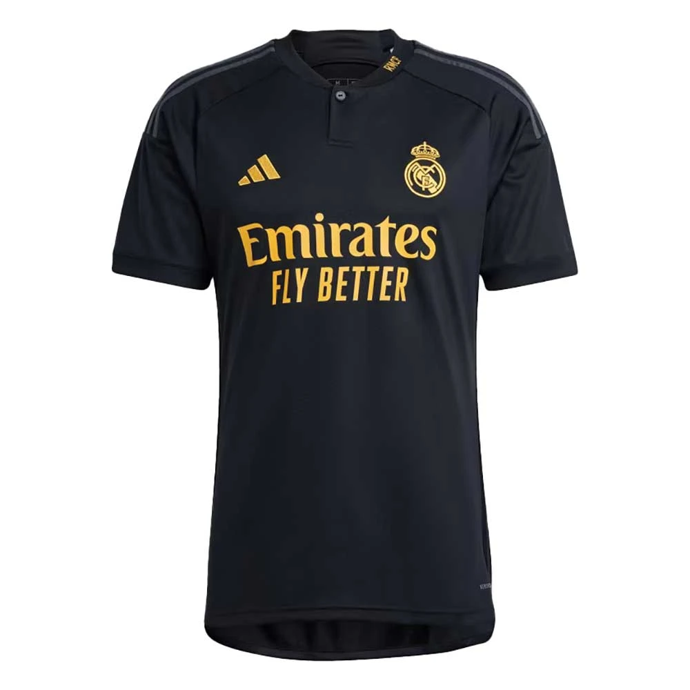 ADIDAS Men's REAL Madrid 3rd Jersey - Black 3 ADIDAS Men's REAL Madrid 3rd Jersey - Black