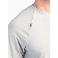 Men's Reign Long Sleeve Shirt - Light Grey Heather -Optimal Sportswear Store Reign LS lt heather 4