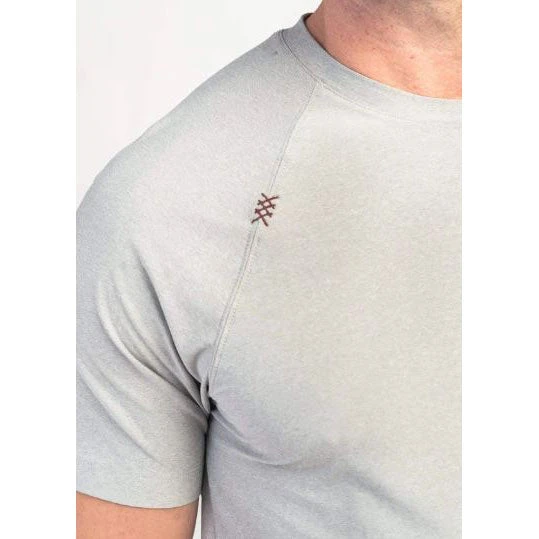 Men's Reign Short Sleeve Shirt - Light Gray Heather 6 Men's Reign Short Sleeve Shirt - Light Gray Heather - Image 4