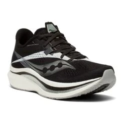 Saucony Women's Endorphin Pro 2 Racing Shoe - Black/White - Regular (B) -Optimal Sportswear Store S10687 10 5 1