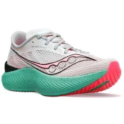 Saucony Women's Endorphin Pro 3 Running Shoe - Fog/ViZiPink - Regular (B) -Optimal Sportswear Store S10755 25 5 1