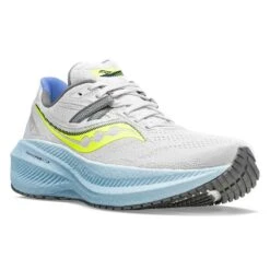 Saucony Women's Triumph 20 Running Shoe - Fog/Vapor- Regular (B) -Optimal Sportswear Store S10759 15 5