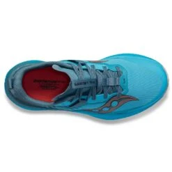 Saucony Women's Endorphin Edge Trail Shoe- Ocean/Loam- Regular (B) -Optimal Sportswear Store S10773 31 3