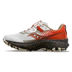 Saucony Women's Endorphin Edge Trail Shoe- Fog/Zenith 9 Saucony Women's Endorphin Edge Trail Shoe- Fog/Zenith -Optimal Sportswear Store S10773 86 2