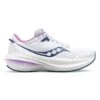 Saucony Women's Triumph 21 Running Shoe - White/Indigo - Regular (B) -Optimal Sportswear Store S10881 31 1