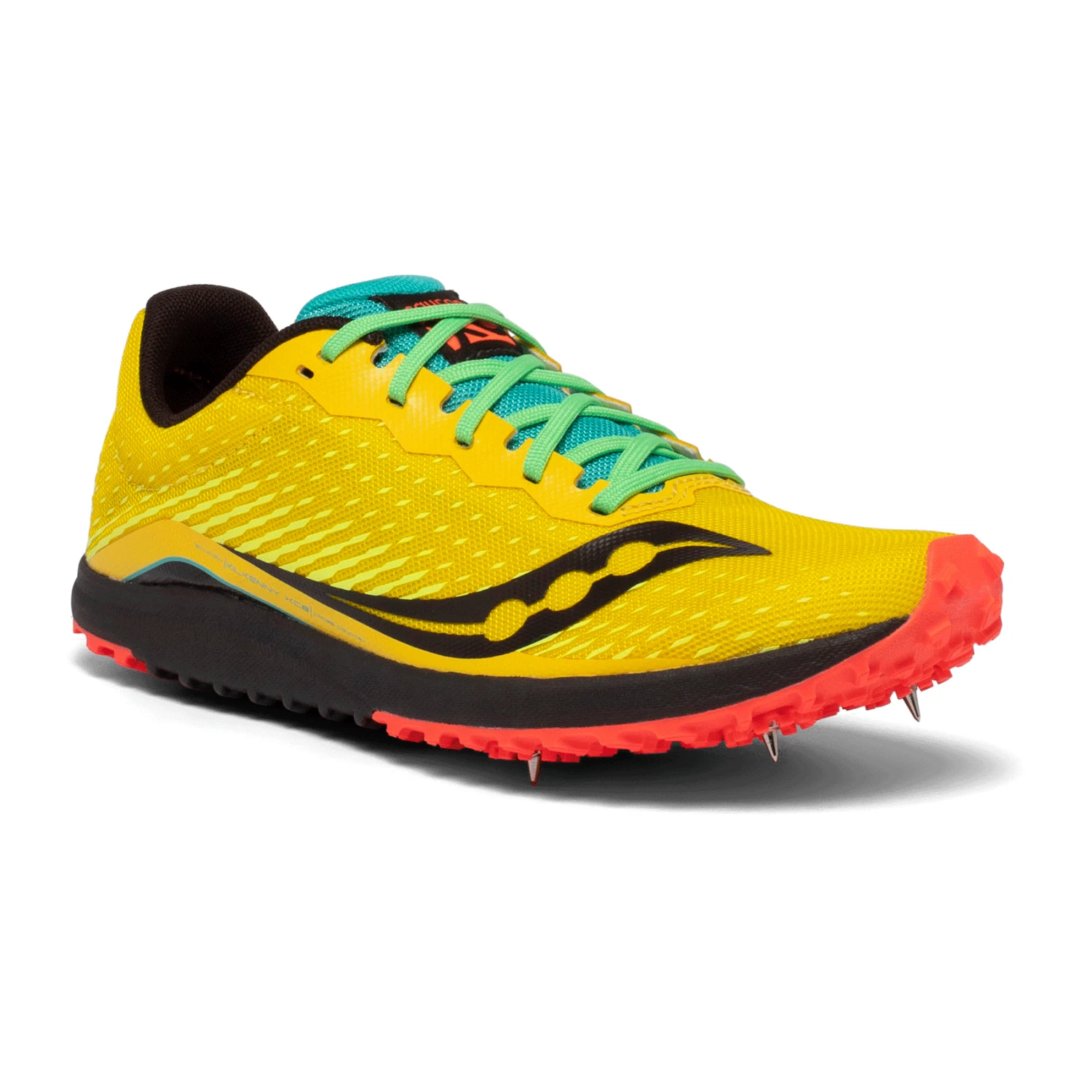 Saucony Women's Kilkenny XC8 Spike - Yellow Mutant- Regular (B) 4 Saucony Women's Kilkenny XC8 Spike - Yellow Mutant- Regular (B) - Image 2