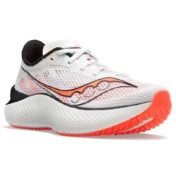 Saucony Men's Endorphin Pro 3 Racing Shoe - White/Black/Vizi- Regular (D) -Optimal Sportswear Store S20755 85 5