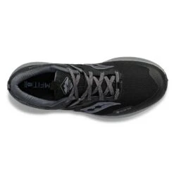 Saucony Men's Ride 15 Tr Gtx Trail Shoe - Black/Charcoal 10 Saucony Men's Ride 15 Tr Gtx Trail Shoe - Black/Charcoal -Optimal Sportswear Store S20799 10 3