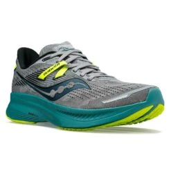 Saucony Men's Guide 16 Running Shoe - Fossil/Moss - Regular (D) 8 Saucony Men's Guide 16 Running Shoe - Fossil/Moss - Regular (D) -Optimal Sportswear Store S20810 15 5