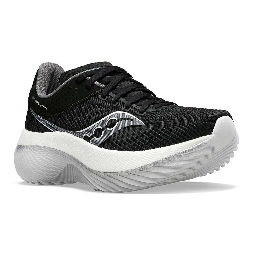 Saucony Men's Kinvara Pro Running Shoe - Black/White - Regular (D) 5 Saucony Men's Kinvara Pro Running Shoe - Black/White - Regular (D) - Image 3