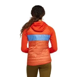 Cotopaxi Women's Capa Hybrid Insulated Hooded Jacket - Canyon/Nectar -Optimal Sportswear Store S23 W Capa Hybrid Insulated Hooded Jacket Canyon Nectar 4