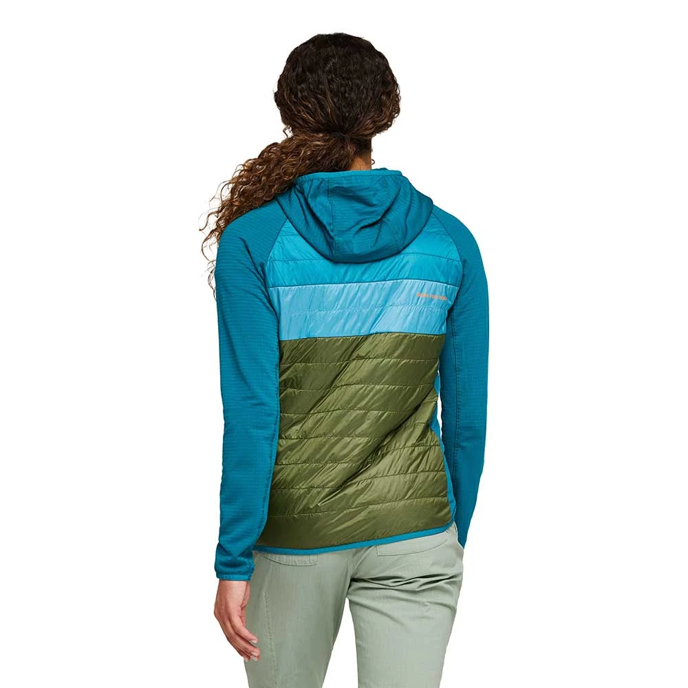 Cotopaxi Women's Capa Insulated Hooded Jacket - Gulf/Pine 6 Cotopaxi Women's Capa Insulated Hooded Jacket - Gulf/Pine - Image 4