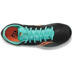 Saucony Men's Ballista Track Spike- Black/Cool Mint - Regular (D) -Optimal Sportswear Store S29071 26 3