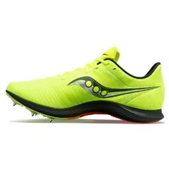 Saucony Men's Velocity MP Track Spike - Citron/Black 9 Saucony Men's Velocity MP Track Spike - Citron/Black -Optimal Sportswear Store S29099 05 2