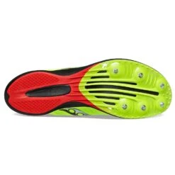 Saucony Men's Velocity MP Track Spike - Citron/Black 11 Saucony Men's Velocity MP Track Spike - Citron/Black -Optimal Sportswear Store S29099 05 4