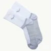 Saucony Men's Inferno Cushioned Mid Crew Sock - White - 3pk 2 Saucony Men's Inferno Cushioned Mid Crew Sock - White - 3pk -Optimal Sportswear Store S311003 100