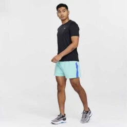 Saucony Men's Stopwatch Short Sleeve - Black -Optimal Sportswear Store SAM800278 BK 5