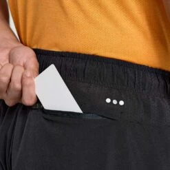 Saucony Men's Outpace 7" Running Short - Black -Optimal Sportswear Store SAM800329 BK 6