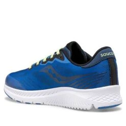 Saucony Youth Ride 14 Running Shoe - Blue -Optimal Sportswear Store SAUK SK265073 Ride14 100820 AW21 02