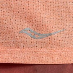 Saucony Women's Stopwatch Short Sleeve Shirt - Zenith Heather 9 Saucony Women's Stopwatch Short Sleeve Shirt - Zenith Heather -Optimal Sportswear Store SAW800370 ZEH 5