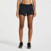 Saucony Women's Outpace 3" Running Short - Black -Optimal Sportswear Store SAW800422 BK 1