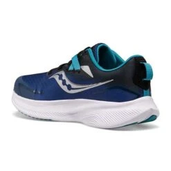 Saucony Youth Ride 15 Running Shoe - Twilight/Black -Optimal Sportswear Store SK266068 2 ride