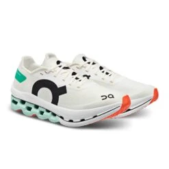 On Running Women's Cloudboom Echo Running Shoe - White/Mint - Regular (B) -Optimal Sportswear Store Small PNG 57.98256 cloudboom echo ss23 white mint w g6