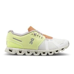 On Running Women's Cloud 5 Running Shoe - Hay/Ice - Regular (B)