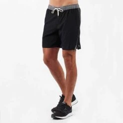 Vuori Men's Trail Short - Black -Optimal Sportswear Store V341 09BLK 2 f405e8e7 c2a0 4aa6 9a01 7165a85adef2 1200x crop center jpg