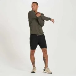 Vuori Men's Ponto Short - Black Heather -Optimal Sportswear Store V344HBK 5 a59d8c58 8aa4 4fc7 b7e4 dd2967a2f852 1200x crop center jpg