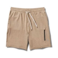 Vuori Men's Sunday Performance Shorts - Camel Heather