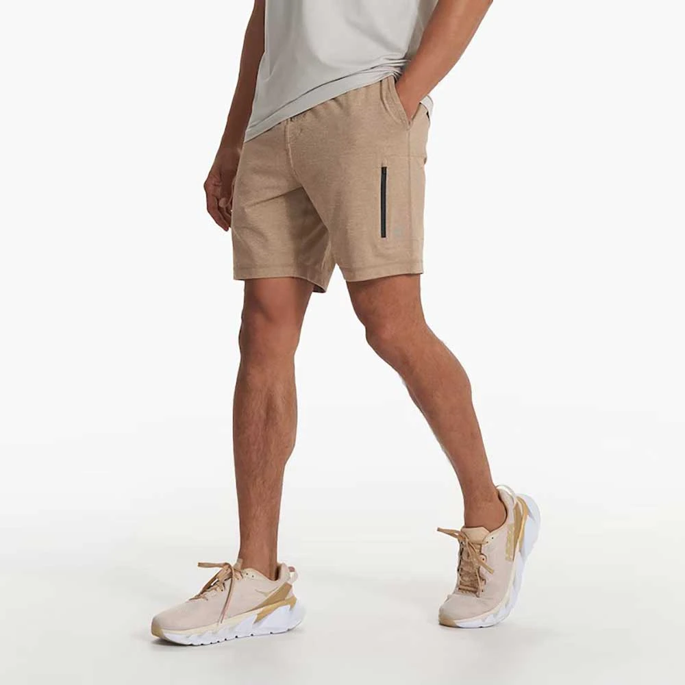 Vuori Men's Sunday Performance Shorts - Camel Heather - Image 3