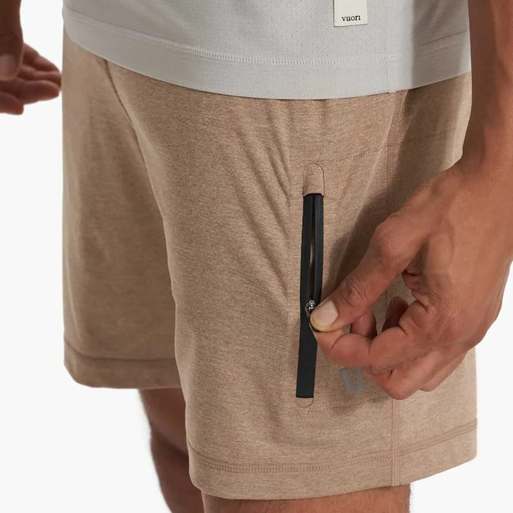 Vuori Men's Sunday Performance Shorts - Camel Heather - Image 7
