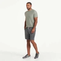 Vuori Men's Sunday Performance Short - Charcoal Heather 11 Vuori Men's Sunday Performance Short - Charcoal Heather -Optimal Sportswear Store V381HCC 0689 1200x crop center jpg