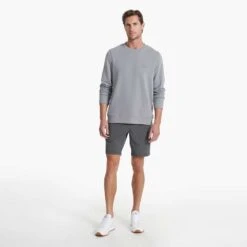 Vuori Men's Pebble Shorts - Shale -Optimal Sportswear Store V399SHA SP23 M ECOMM SHORTS FULL 3374 1X1 45486a69 9fa2 4ea8 b598 9f59eaf9ff99 1200x crop center jpg