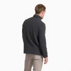 Vuori Men's Idyllwild Sherpa Jacket - Charcoal -Optimal Sportswear Store V543CCL 1054 1200x crop center jpg