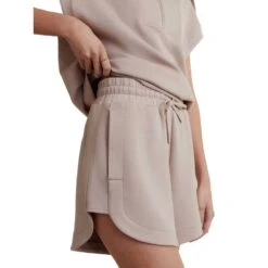 Varley Women's Keely High Rise Shorts 4in - Light Taupe -Optimal Sportswear Store VAR01559 KeelyHighRiseShort4 LightTuape 045 720x 7cf2573b ea70 4326 8dbd ccc0ff66412a