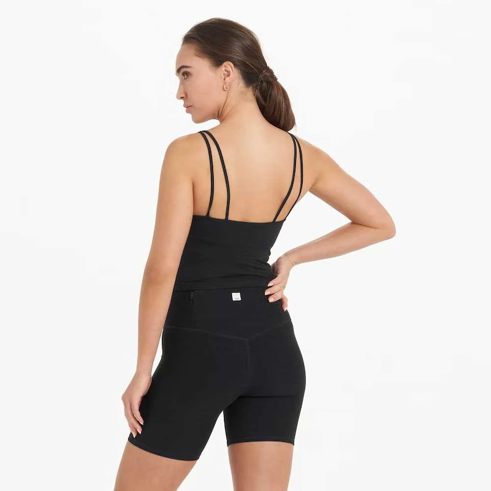 Vuori Women's Halo Performance Crop - Black Heather 6 Vuori Women's Halo Performance Crop - Black Heather - Image 4